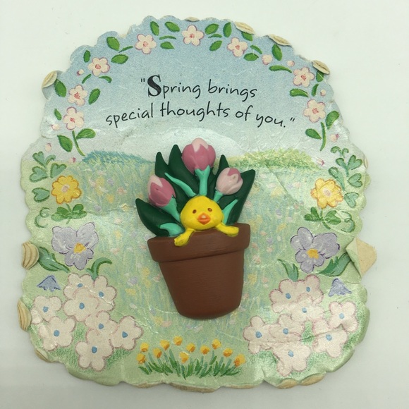 Hallmark Spring Design Hallmark | Jewelry | New Vintage Hallmark Spring Flowers Duck Pin ...
